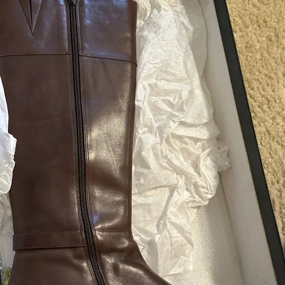 Ralph Lauren Black Leather Boots - Picture 6 of 9